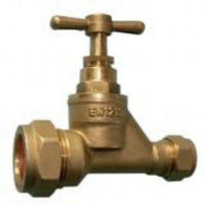 MacDonald Plumbing Supplies MDPE - Copper Stopcock 20 x 15mm