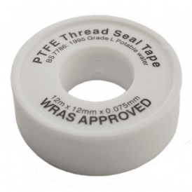 PACK OF 10 PTFE Tape 12mts x 12mm WRAS Approved
