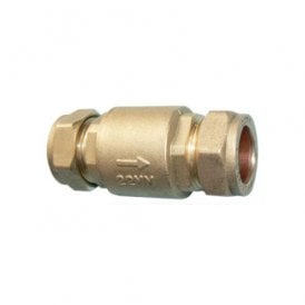 Single Check Valve Full Bore 22mm