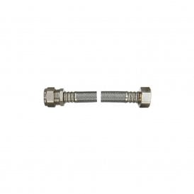 WRAS Approved Flexi Tap Connector 15mm x 3/4" x 500mm