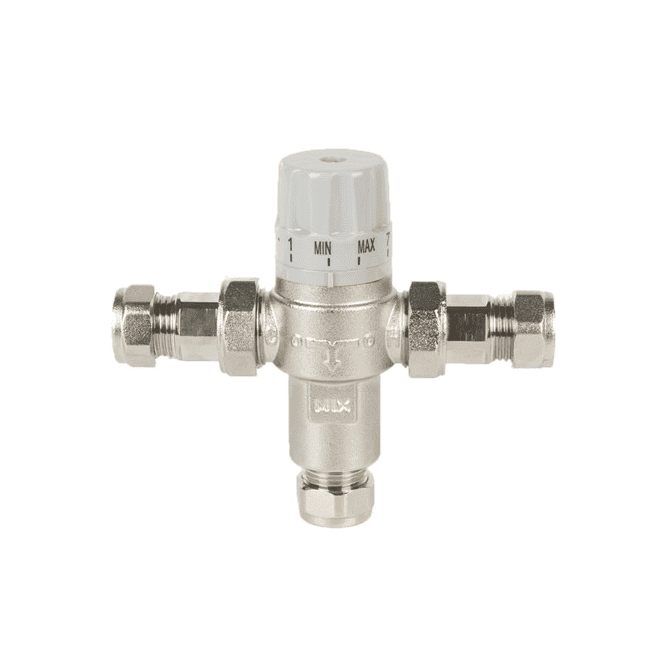 MacDonald Plumbing Supplies WRAS Approved Thermostatic Mixing Valve 22mm