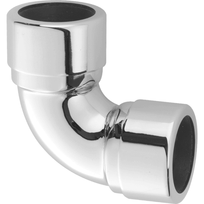 McAlpine  32A-CB Chrome Plated Brass 90 Degree Compression Bend 32mm Euro