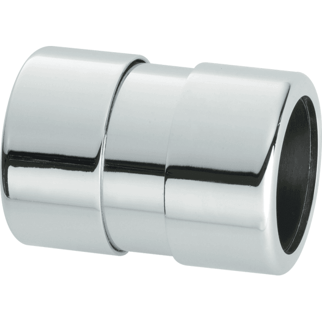 McAlpine  32G-CB Chrome Plated Brass Compression Straight Connector 32mm Euro