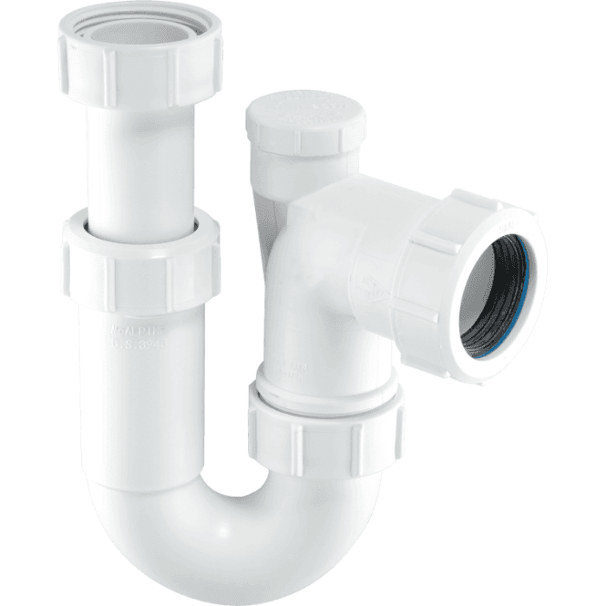 McAlpine  ASC10V Adjustable Inlet Tubular Swivel Anti-Syphon 'p' Trap 1½
