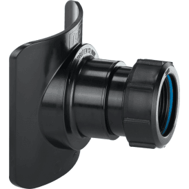 McAlpine BOSSCONN110T-BL Mechanical Soil Pipe Boss Connector Black 1½