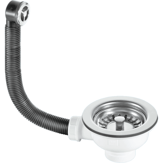 McAlpine  BSWCLS-OFSS Basket Strainer Waste And Overflow Clicker 1½