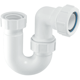 McAlpine BT3 Tubular Swivel Low Inlet 'p' Trap 1¼