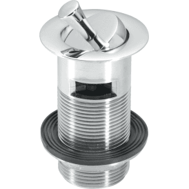 McAlpine BW60SPH-CB Chrome Plated Brass Swivel Handle Basin Waste 1¼ Slotted