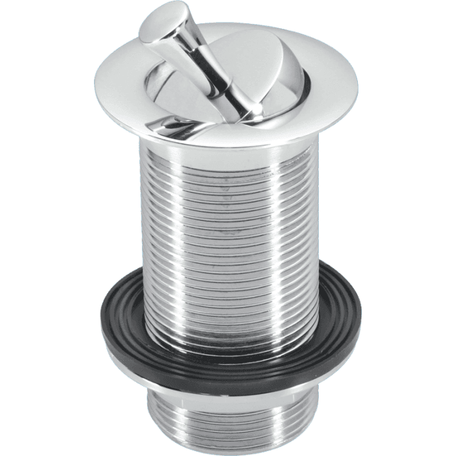 McAlpine  BWU60SPH-CB Chrome Plated Brass Swivel Handle Basin Waste 1¼ Unslotted