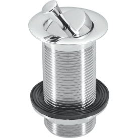 McAlpine BWU60SPH-CB Chrome Plated Brass Swivel Handle Basin Waste 1¼ Unslotted