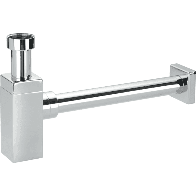 McAlpine  CA32SQUK-CB Chrome Plated Brass Basin Kit With Square Bottle Trap 32mm