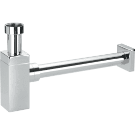 McAlpine CA32SQUK-CB Chrome Plated Brass Basin Kit With Square Bottle Trap 32mm