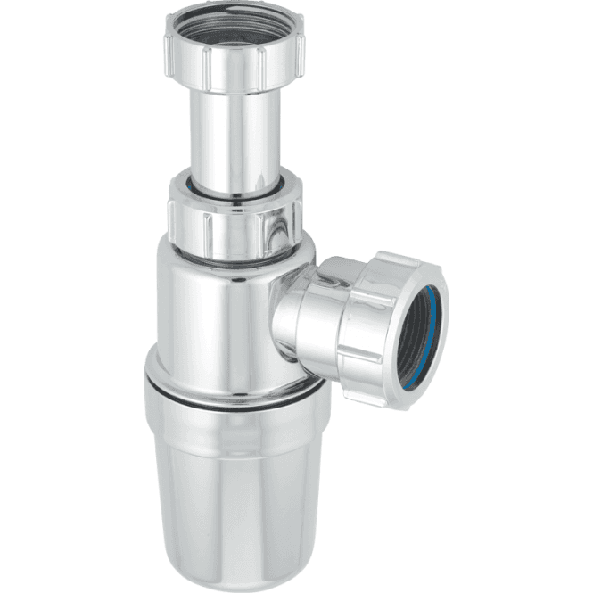 McAlpine  CAA10 Chrome Plated Plastic Adjustable Inlet Slim Bottle Trap 1¼