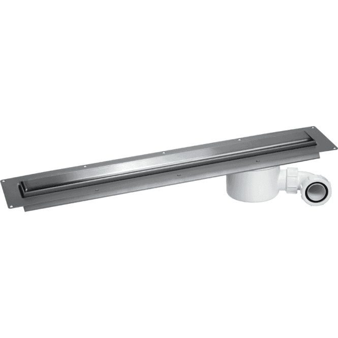 McAlpine  CD700-O-B Slimline Channel Drain Brushed Stainless Steel 648mm