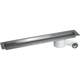 McAlpine CD900-O-B Slimline Channel Drain Brushed Stainless Steel 848mm