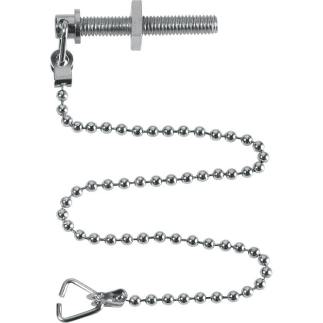 McAlpine  CH10 Chrome Plated Chain And 2 Triangles Stay And Nut 10