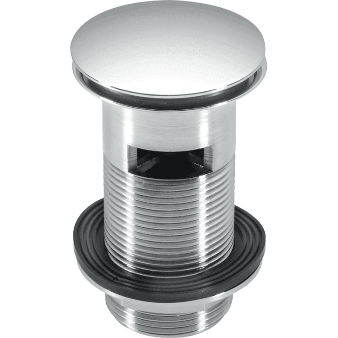 McAlpine  CW60-CB Chrome Plated Brass Clicker Basin Waste Slotted 1¼