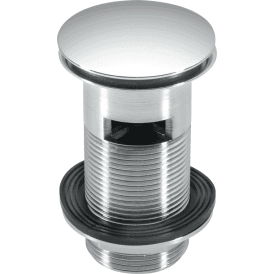 McAlpine CW60-CB Chrome Plated Brass Clicker Basin Waste Slotted 1¼