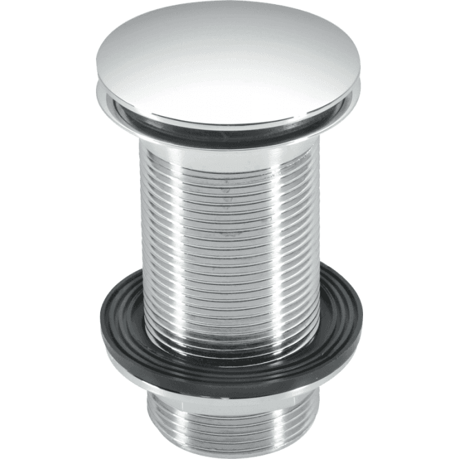 McAlpine  CWU60-CB Chrome Plated Brass Clicker Basin Waste Unslotted 1¼