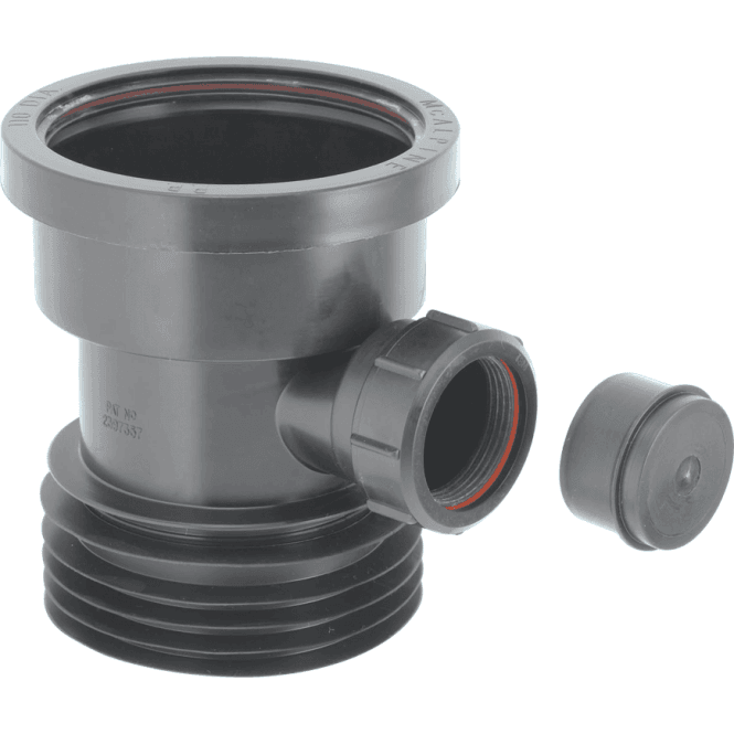 McAlpine  DC1-BL-BO Drain Connector With Boss 4