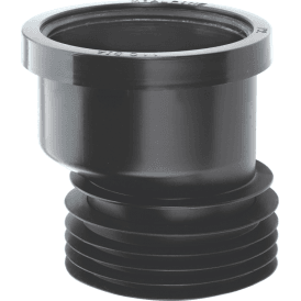 McAlpine DC1BL-OS Offset Drain Connector 4"/110mm Black