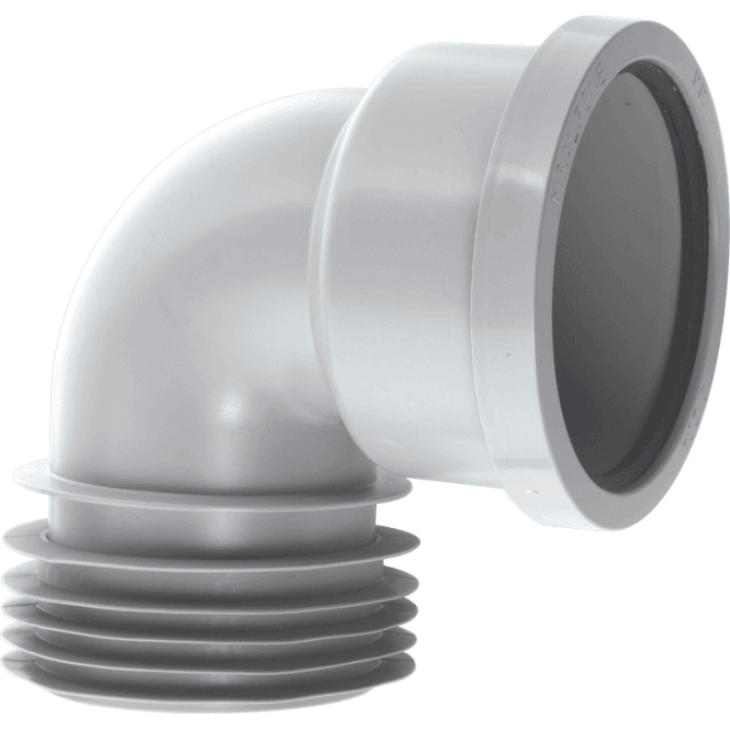 McAlpine  DC90-GR 90 Degree Bend Drain Connector 110mm Grey
