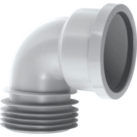 McAlpine DC90-GR 90 Degree Bend Drain Connector 110mm Grey