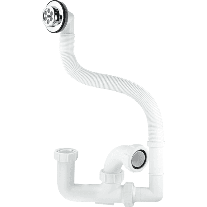 McAlpine  FJ10 75mm Seal Bath Trap With Flexible Overflow