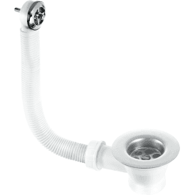 McAlpine FSW1P Sink Combined Waste And Overflow Nut And Bolt Overflow Connection 1¼