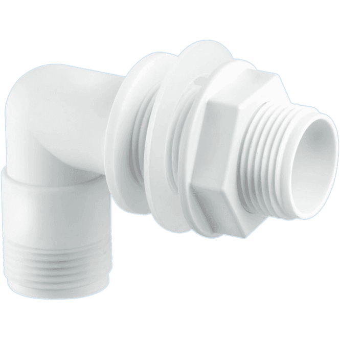 McAlpine  FTC1AWH Bent Tank Connector ¾