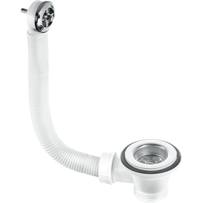 McAlpine  FVW1P Combined Waste And Overflow (Nut And Bolt Overflow Connection) For Vanity Basin 1¼