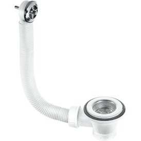 McAlpine FVW1P Combined Waste And Overflow (Nut And Bolt Overflow Connection) For Vanity Basin 1¼