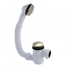 McAlpine HC2650UK-BB Top Access Bath Trap With Removable Chrome Plated Clicker Waste Brushed Brass 1 1/2