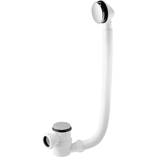 McAlpine  HC2650UK Top Access Bath Trap With Removable Chrome Plated Clicker Waste Chrome Finish 1½