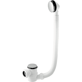 McAlpine HC2650UK Top Access Bath Trap With Removable Chrome Plated Clicker Waste Chrome Finish 1½