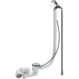 McAlpine HCN3165UK-1M Chrome Plated Brass Bath Filler And Overflow (Pop-up) 1mtr
