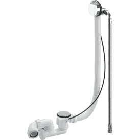 McAlpine HCN3165UK Chrome Plated Brass Bath Filler And Overflow (Pop-up) 575mm