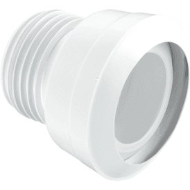 McAlpine MAC-3 Straight Macfit WC Connector 3½/90mm