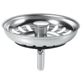McAlpine MBSKTOP Mini Basket Strainer Plug Stainless Steel