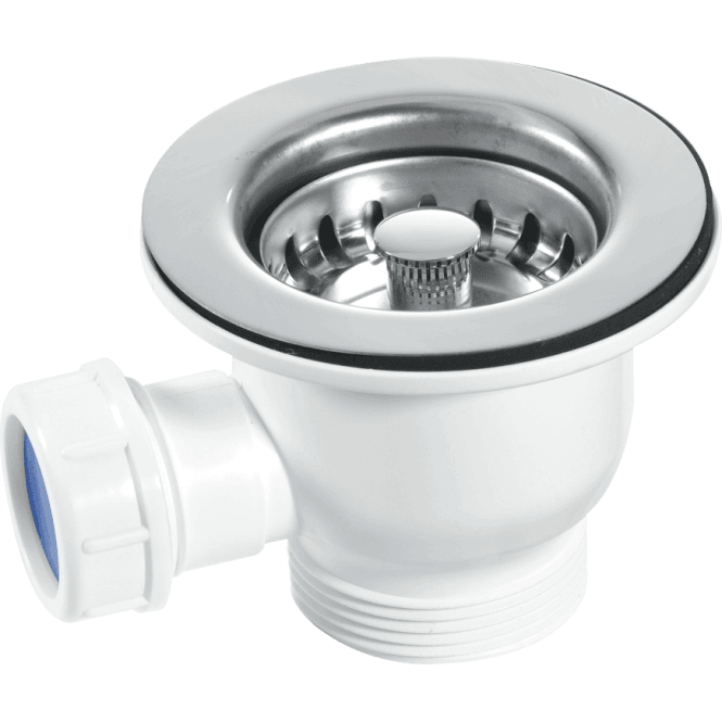 McAlpine  MBSWSS85 Mini Basket Strainer Waste Stainless Steel 1½