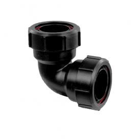McAlpine MT4-BL 90 Deg Multi Fit Bend 1½ Black