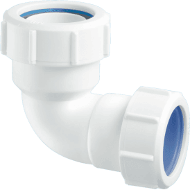 McAlpine MT4-ISO 90 Degree Multi Fit Bend - Multi Fit X European Pipe Size 1½ X 40mm