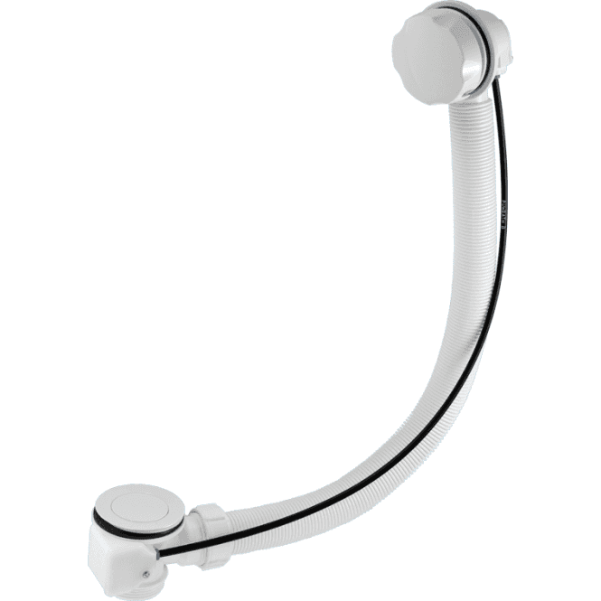 McAlpine  PUB-WH Pop-up Bath Waste And Overflow White Plastic 1½