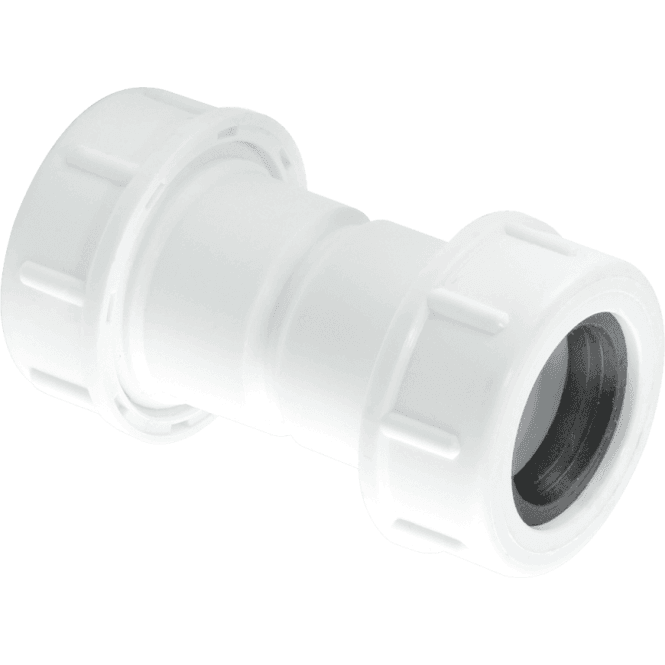 McAlpine  R1M-CO Flexible To Rigid Overflow Pipe Straight Connector 25mm X 19/23mm