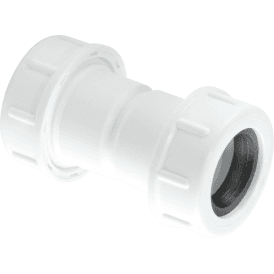 McAlpine R1M-CO Flexible To Rigid Overflow Pipe Straight Connector 25mm X 19/23mm