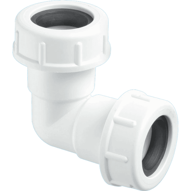 McAlpine  R2M 90 Degree Overflow Bend 19/23mm Universal