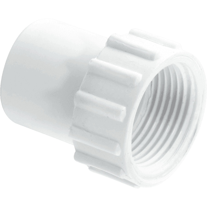McAlpine  R6 Straight Female Overflow Coupling With Fixed Nut ¾