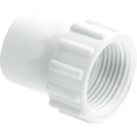McAlpine R6 Straight Female Overflow Coupling With Fixed Nut ¾