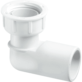 McAlpine R8A 90 Degree Female Overflow Coupling With Loose Nut ¾