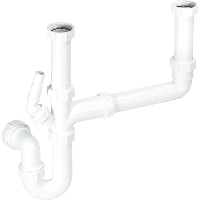McAlpine  SK2 Double Bowl Sink Kit 1 Nozzle 1½